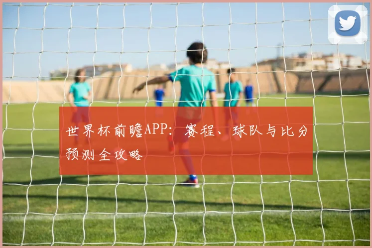 世界杯前瞻APP：赛程、球队与比分预测全攻略